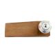 Mixed Floral Crackle Ceramic Wooden Door Stopper